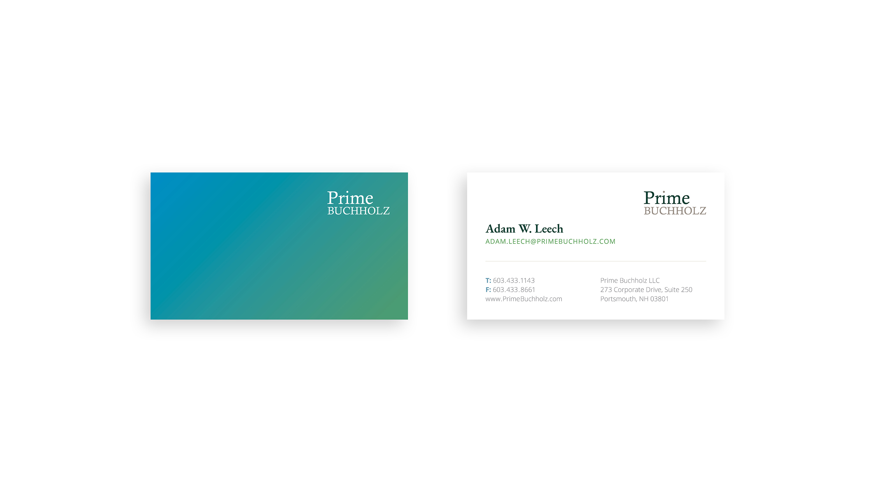 Prime_Buchholz_Business Card Design